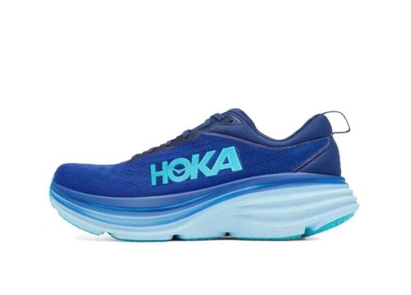 Hoka One One Bondi 8 Bellwether Blue CALIDAD AA (MEDIA)