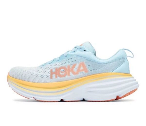 Hoka One One Bondi 8 Summer Song Blue Country Air CALIDAD AA (MEDIA)