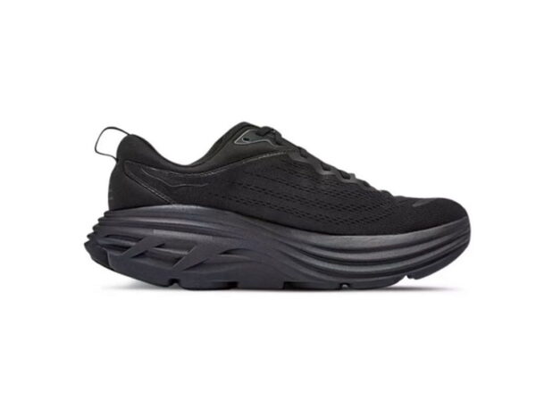 Hoka One One Bondi 8 Triple Black CALIDAD AA (MEDIA) - Imagen 2
