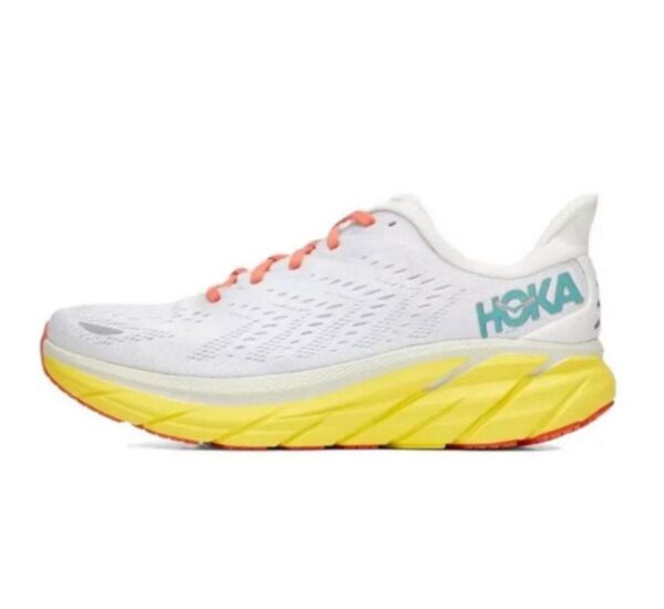 Hoka One One Clifton 8 Blanc De Blanc Illuminating Yellow CALIDAD AA (MEDIA)