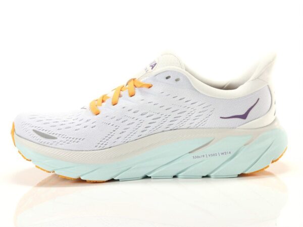 Hoka One One Clifton 8 Blanc De Blanc Purple Seafoam CALIDAD AA (MEDIA) - Imagen 2